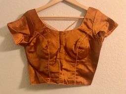 Blouse or Choli Mustard Brown